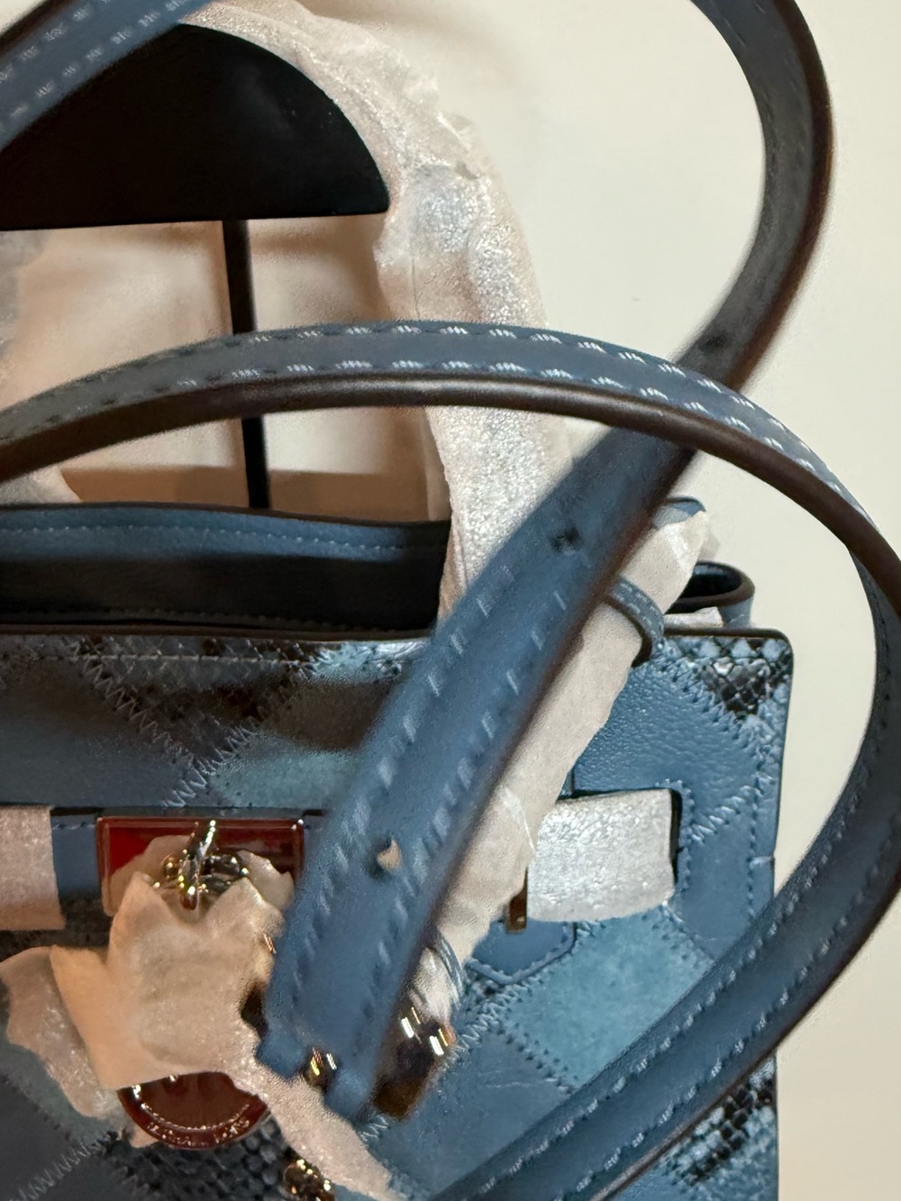 Michael Kors Hamilton Small Patchwork Satchel - Picture 8 of 11